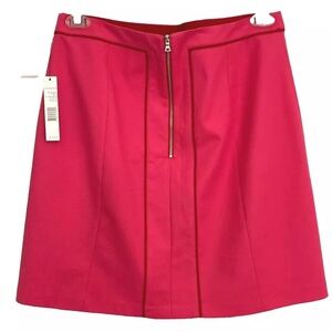 FINAL SALE !! TAHARI Short Skirt Coton Elastane Zip Size-12 NWT